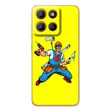 Силиконовый бампер (Работники) на Motorola Edge 60 Pro