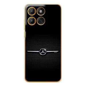 Силиконовый бампер с картинкой машины на Motorola Edge 60 Pro (Mercedes)