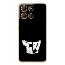 Силиконовый Чехол на Motorola Edge 60 Pro с картинкой Nike (Nike стиль)