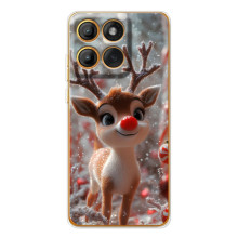 Яркий чехол для Motorola Edge 60 Pro с Зимними Оленятами