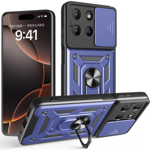 Чехол Ummi Camshield Serge Ring для Motorola Edge 60 / 60 Fusion – Синий