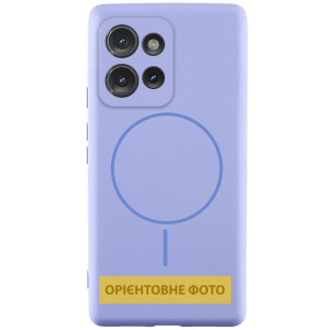 Чохол Silicone Cover Lakshmi Full Camera (AA) with Magnetic Fit для Motorola Edge 60 / 60 Fusion – Бузковий