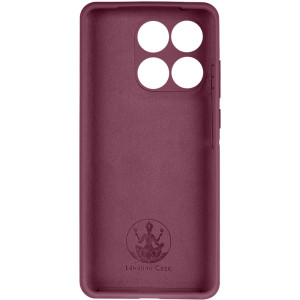 Чехол Silicone Cover Lakshmi Full Camera (AAA) для Motorola Edge 60 / Edge 60 Fusion – Бордовый