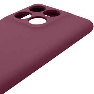 Чехол Silicone Cover Lakshmi Full Camera (AAA) для Motorola Edge 60 / Edge 60 Fusion – Бордовый