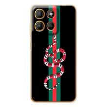 Чехлы Бренд GUCCI для Motorola Edge 60 – Змей Гуччи