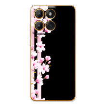 Чехол для Едж 60 - с принтом (Дизайнерские) (AlphaPrint) (Цветочки)