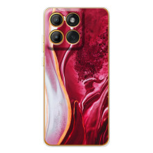 Чехол для Едж 60 - с принтом (Дизайнерские) (AlphaPrint) (Мрамор красный)