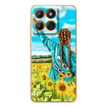 Чохол для Патріота України Motorola Edge 60 - (AlphaPrint) (Україночка)