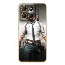 Силиконовый чехол с картинкой "Герой Pubg" на Motorola Edge 60