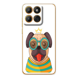 Бампер для Motorola Edge 60 з картинкою "Песики" (Собака Король)