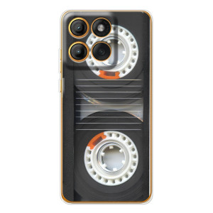 Чехол с Прикольным принтом на Motorola Edge 60 (Кассета магнитофона)