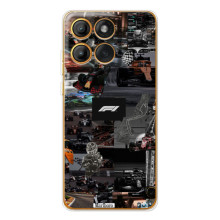 Чехол Формула1 на Motorola Edge 60 – Коллаж Ф1