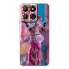 Чехол с принтом стильные животные для Едж 60 (Стильный жирав)