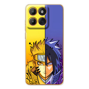 Купить Чехлы на телефон с принтом Anime для Motorola Edge 60 – Naruto Vs Sasuke