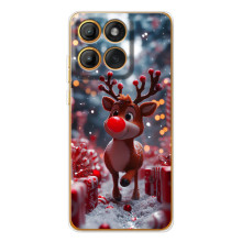 Яскравий чохол для Motorola Edge 60 з Зимові Оленята – Олень серед подарунків