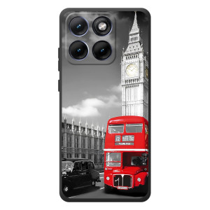 Чехол Биг-Бен на Мо Motorola Edge 70 Фюжн Плюс – Красный автобус