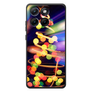 Чехол Новогодняя Елка на Motorola Edge 70 Fusion Plus (Гирлянды)