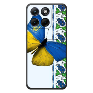Чохол з Українською символікою на Motorola Edge 70 Фьюзіон Плюс (Метелик)