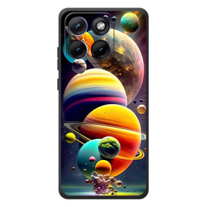 Чехол (ТПУ) с планетами на Motorola Edge 70 Fusion Plus – Солнечна система