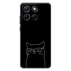 Чохол з малюнком кіт на Motorola Edge 70 Fusion Plus