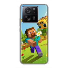 Чехол с картинками Майнкрафт для Мо́торола Эдж 70 Фьюжн Плюс 
 – Персонаж Майнкрафт