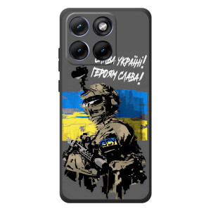 Патриотический Чехол для Motorola Edge 70 Fusion Plus – Слава Украине