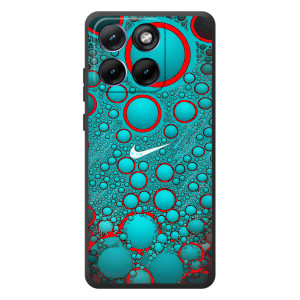 Силиконовый Чехол на Motorola Edge 70 Fusion Plus с картинкой Nike – Найк зеленый