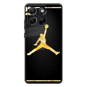 Силиконовый Чехол Nike Air Jordan на Мо Motorola Edge 70 Фюжн Плюс (Джордан 23)