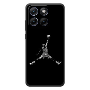 Силиконовый Чехол Nike Air Jordan на Мо Motorola Edge 70 Фюжн Плюс (Джордан)
