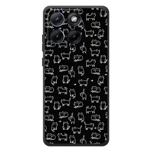 Чохол з принтом для Motorola Edge 70 Fusion (AlphaPrint) Модні коти