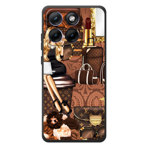 Чехол Стиль Louis Vuitton на Motorola Edge 70 Fusion (Мода Луи Виттон)
