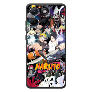 Купить Чехлы на телефон с принтом Anime для Motorola Edge 70 Fusion (Наруто постер)