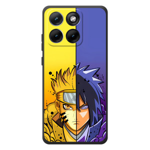 Купить Чехлы на телефон с принтом Anime для Motorola Edge 70 Fusion (Naruto Vs Sasuke)