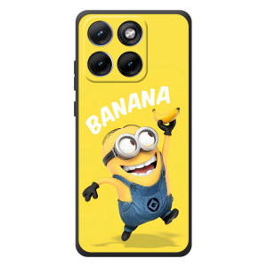 Мультяшный принт на Чехол для Моторола Эдж 70 Фьюжн – Banana