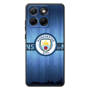 Силиконовые Чехлы принт Футбол на Motorola Edge 70 Fusion – ManCity
