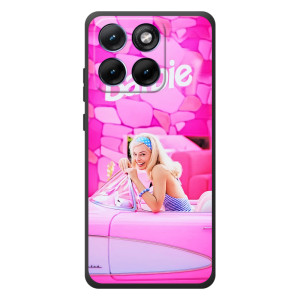 Силиконовый Чехол Барби Фильм на Motorola Edge 70 Fusion (Зставка)