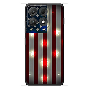Чехол Флаг USA для Motorola Edge 70 Max (Флаг США 2)