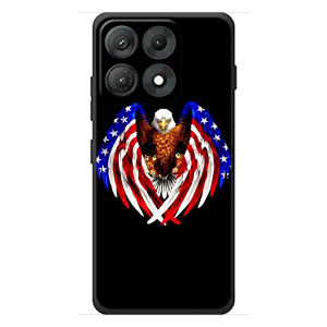 Чехол Флаг USA для Motorola Edge 70 Max (Крылья США)