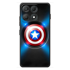 Чехол с Щитом Капитана Америки на Motorola Edge 70 Max (Яркий Щит Капитана)