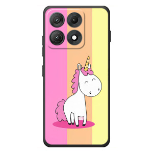 Чехол Unicorn на Motorola Edge 70 Max (Радужный Единорог)