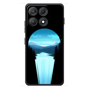 Летний Чехол на Motorola Edge 70 Max (Синий Водопад)