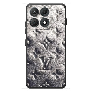Текстурный Чехол Louis Vuitton для Моторола Эдж 70 Макс (Бежевый ЛВ)