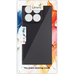 Чехол Silicone Cover Ummi Lakshmi Full Camera (AA) для Motorola Edge 70 – Черный