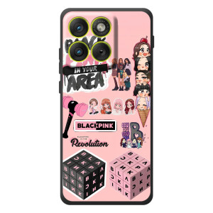 Чохли з картинкою для Motorola Edge 70 – BLACK PINK колаж