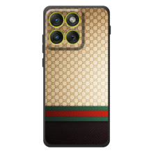 Чехлы Бренд GUCCI для Motorola Edge 70 – Фон Гуччи