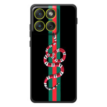 Чехлы Бренд GUCCI для Motorola Edge 70 – Змей Гуччи