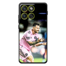 Чохли для Motorola Эд $\overline{ж}70 - Лео Мессі Маямі (Мессі паук)