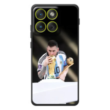 Чехлы Лео Месси Аргентина для Motorola Edge 70 (Кубок Мира)