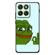 Чехлы с картинкой  Жаба Мем на Motorola Edge 70 – Жаба все ОК