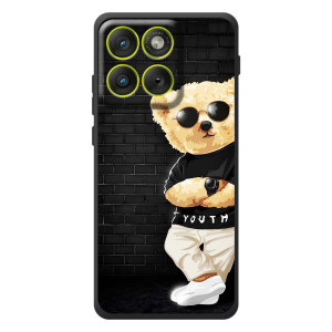 Чехлы Мишка Тедди для Мо Motorola Edge 70 – Мишка в очках